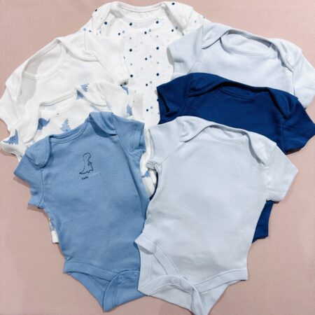 Lot de 7 Body manches courtes