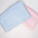 Couverture tricotee