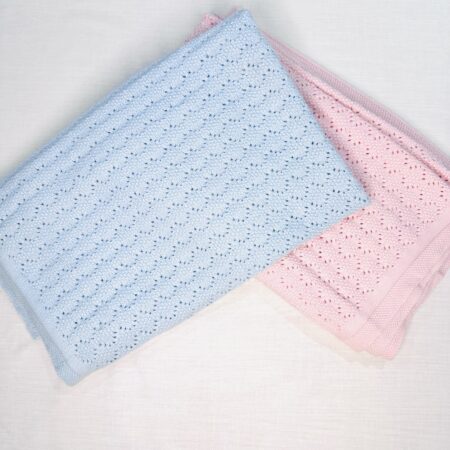 Couverture tricotee