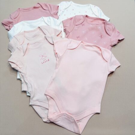 Lot de 7 bodies manches courtes