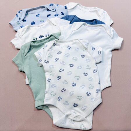 Lot de 7 Body manches courtes